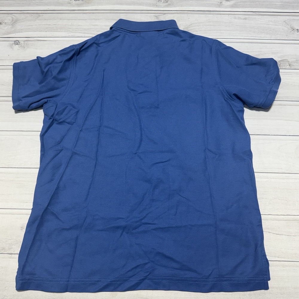 Psycho Bunny Polo Shirt Mens 4 Small Blue Skull Crossbones Short Sleeve Pima - Picture 4 of 6